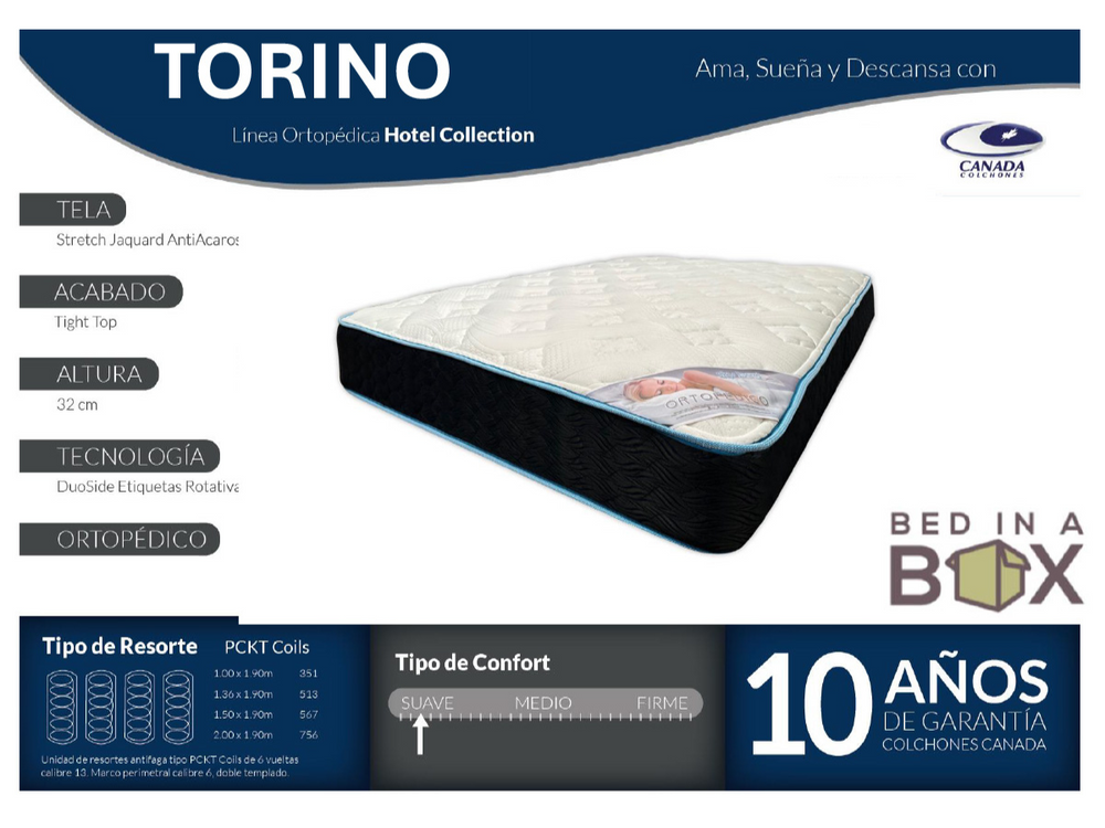 Colchón Individual TORINO