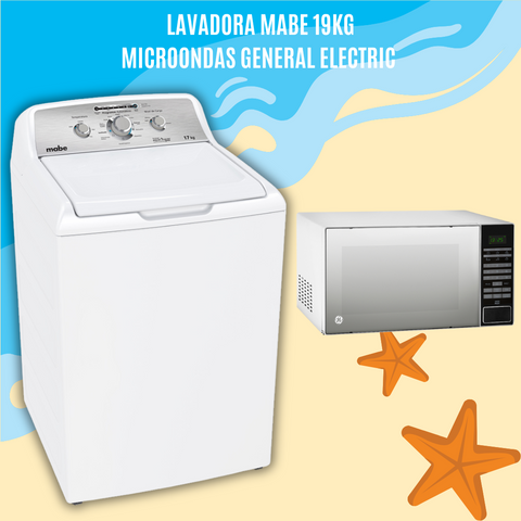LAVADORA Y MICROONDAS POR $16,400