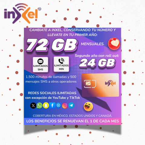 XEL-40 1 AÑO PAQUETE DE DATOS