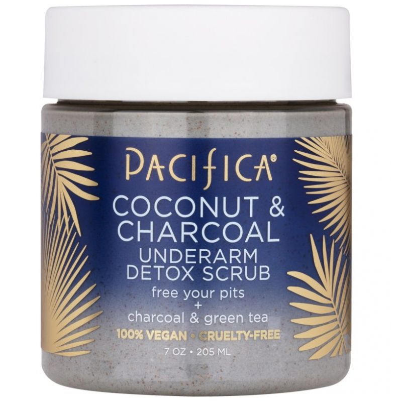 Exfoliante Pacifica Coconut \& Charcoal Underarm Detox Scrub