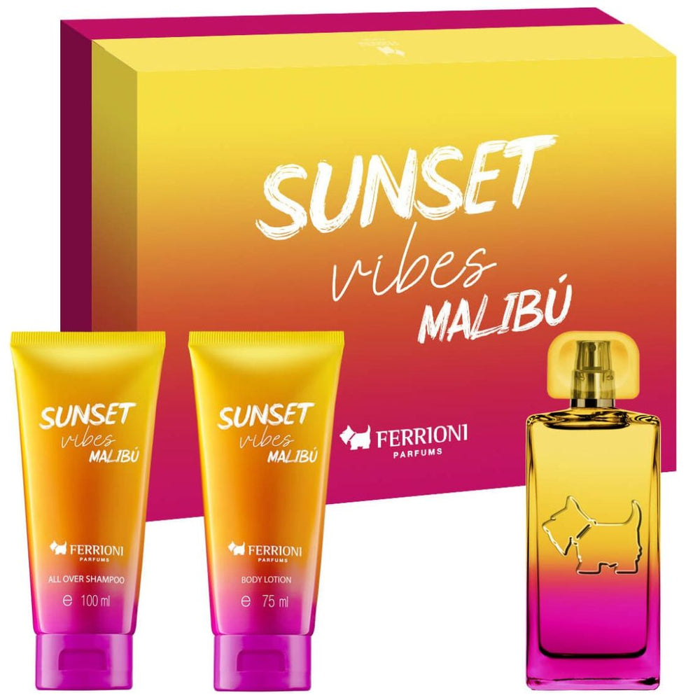 Set para Mujer Ferrioni Sunset Vibes Malibú Edt 100 Ml