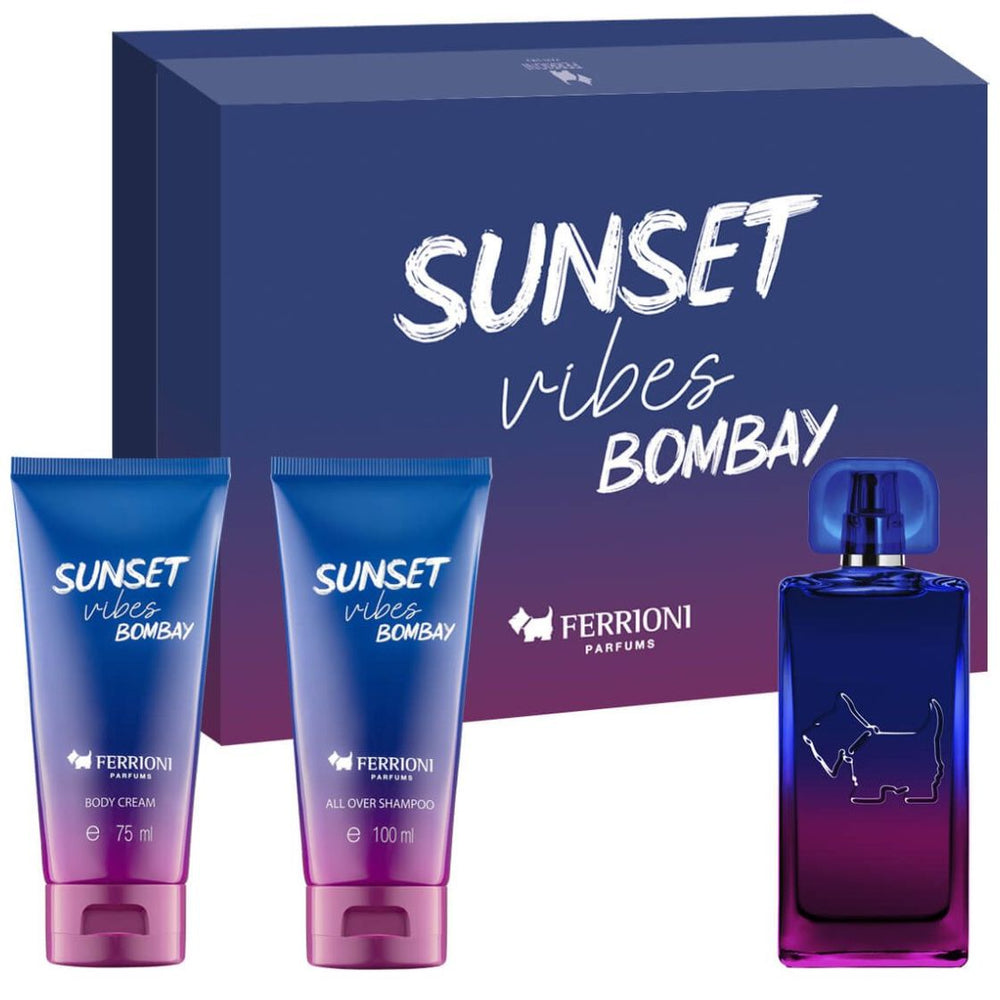 Set para Hombre Ferrioni Sunset Vibes Bombay Edt 100 Ml