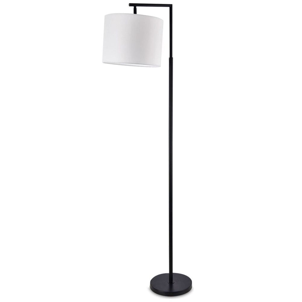 Lámpara de Pie Decorativa con Base Negra Home \& Details Hnwyfl021