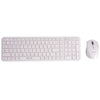 Teclado+ Mouse Inalámbrico Blanco Geartek