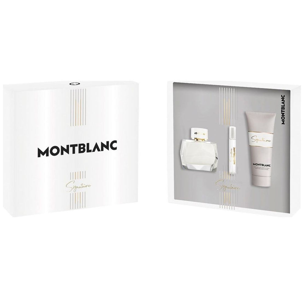 Set Fragancia para Mujer Montblanc Signature 90 Ml Edp 7.5 Ml + Crema Corporal 100 Ml