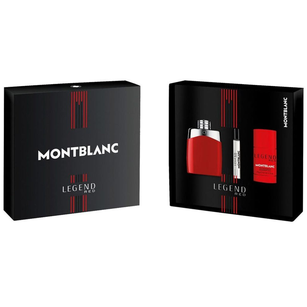 Set Fragancia para Hombre Montblanc Legend Red Edp 100 Ml + Edp 7.5 Ml + Desodorante en Barra 7.5G