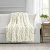 Frazada Home \& Details Weave Fur 127X152Cm Blanco