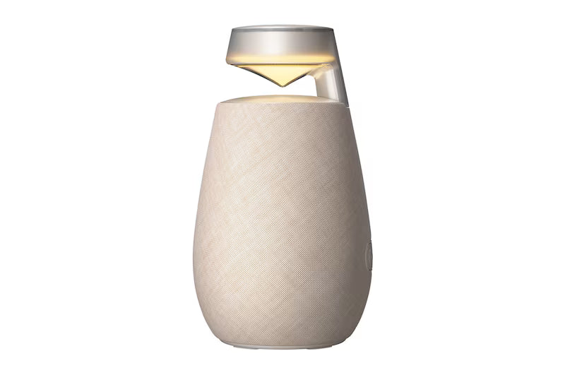 LG XBOOM 360 XO2TBE bocina bluetooth con sonido omnidireccional 360° , beige